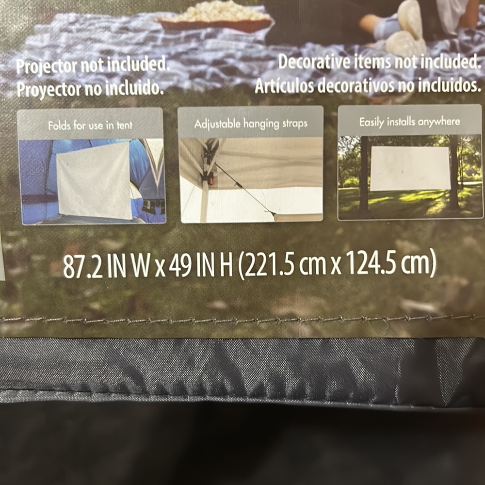 Projector screen - Picture 2 of 4